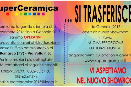 Superceramica. Nuova apertura